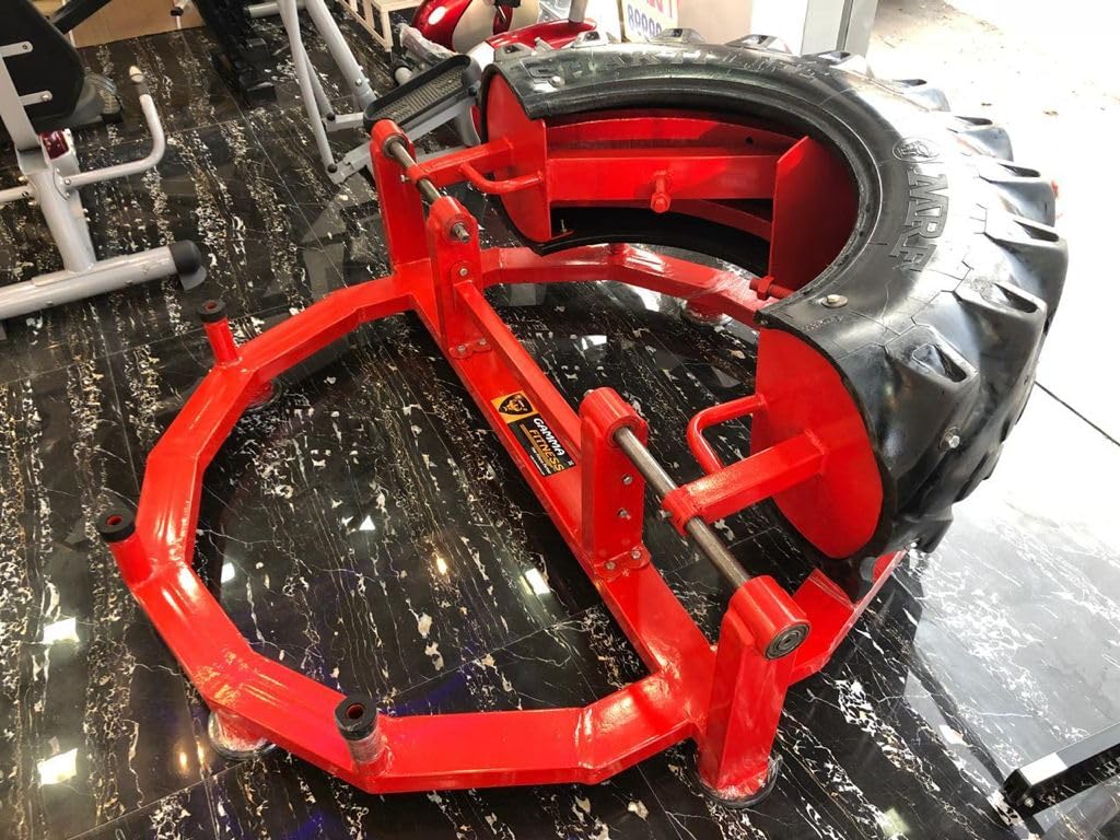 Gamma Fitness Tyre Flip Machine with 28 mm Shafts Double Supports GF-741 for Commercial Gym