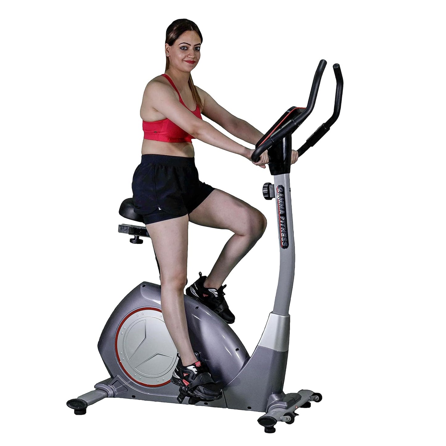 Gamma Fitness Upright Bike UB-770| For Home Gym & Commercial Gym| Magnetic Resistance| Bike For Cardio Workouts|