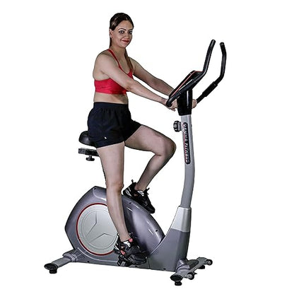 GAMMA FITNESS Upright Bike UB-770| For Home Gym & Commercial Gym| Magnetic Resistance| Bike For Cardio Workouts|