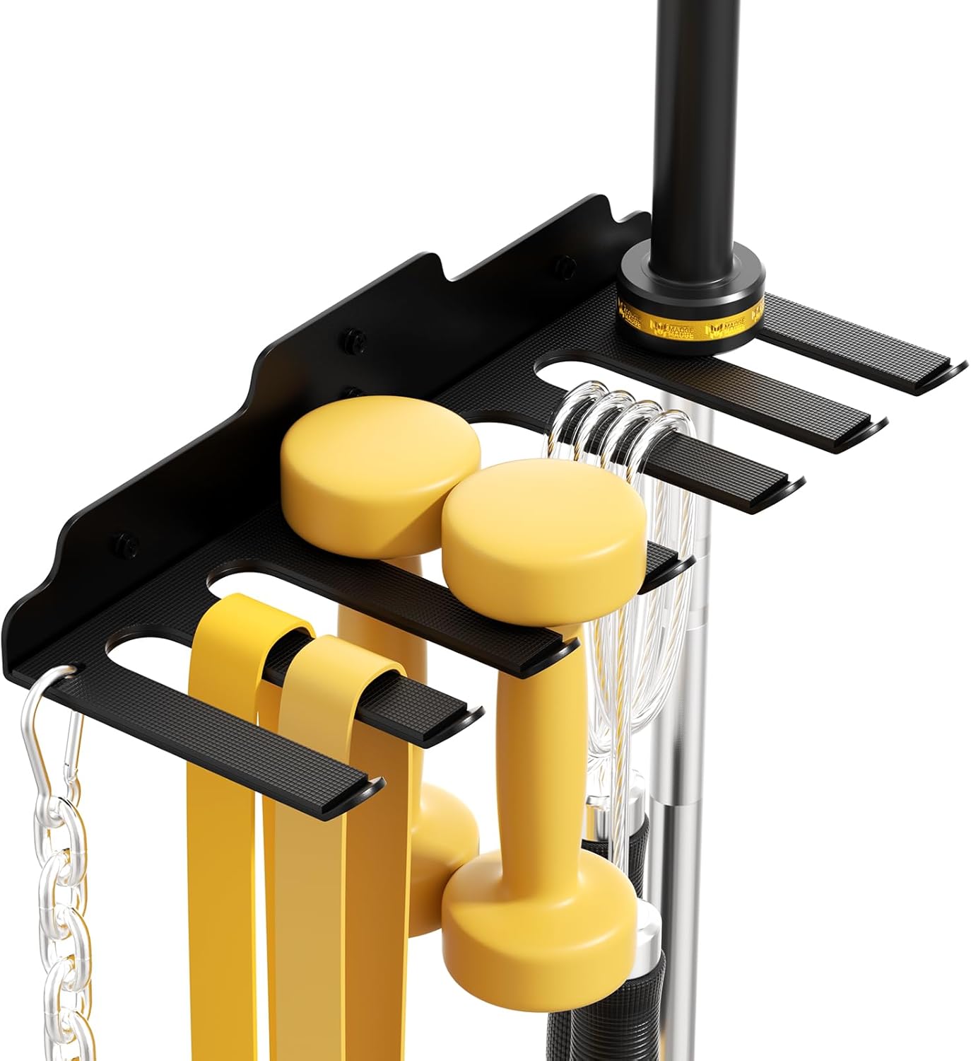Wall Mount Barbell Holder – Heavy Duty, Space-Saving Bar Storage Rack
