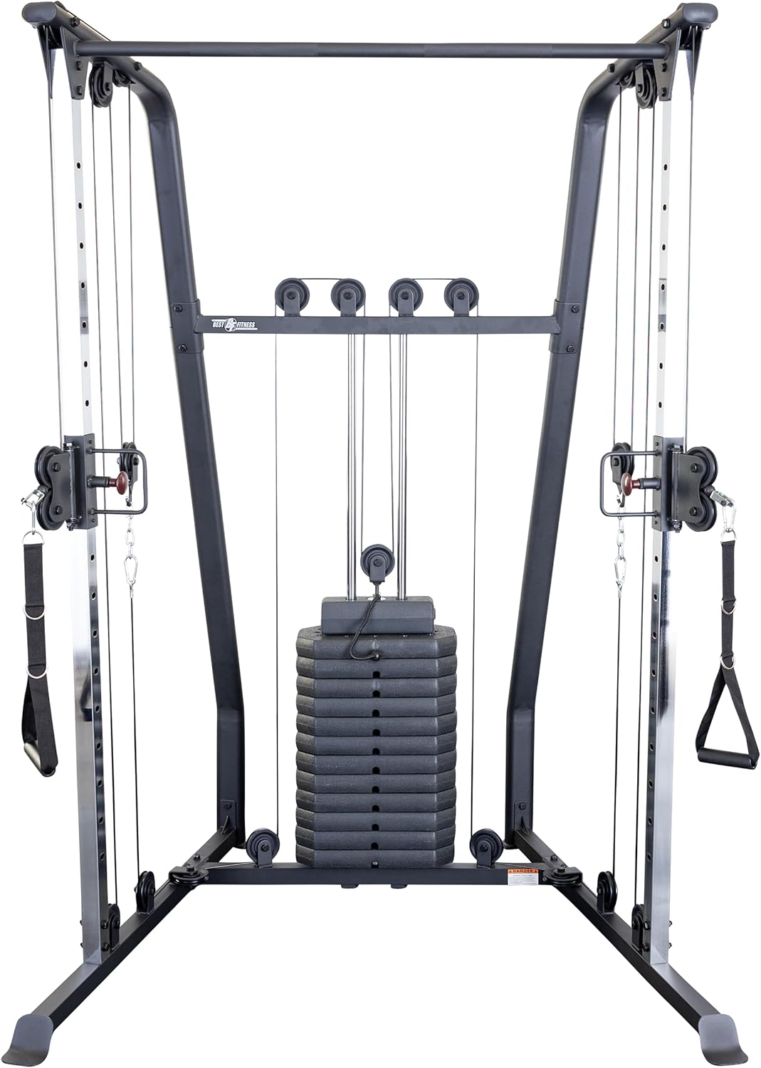 Functional Trainer Cable Machine, Full Body Workout Weight Stacks, Chest and Shoulder Exercise FT-90