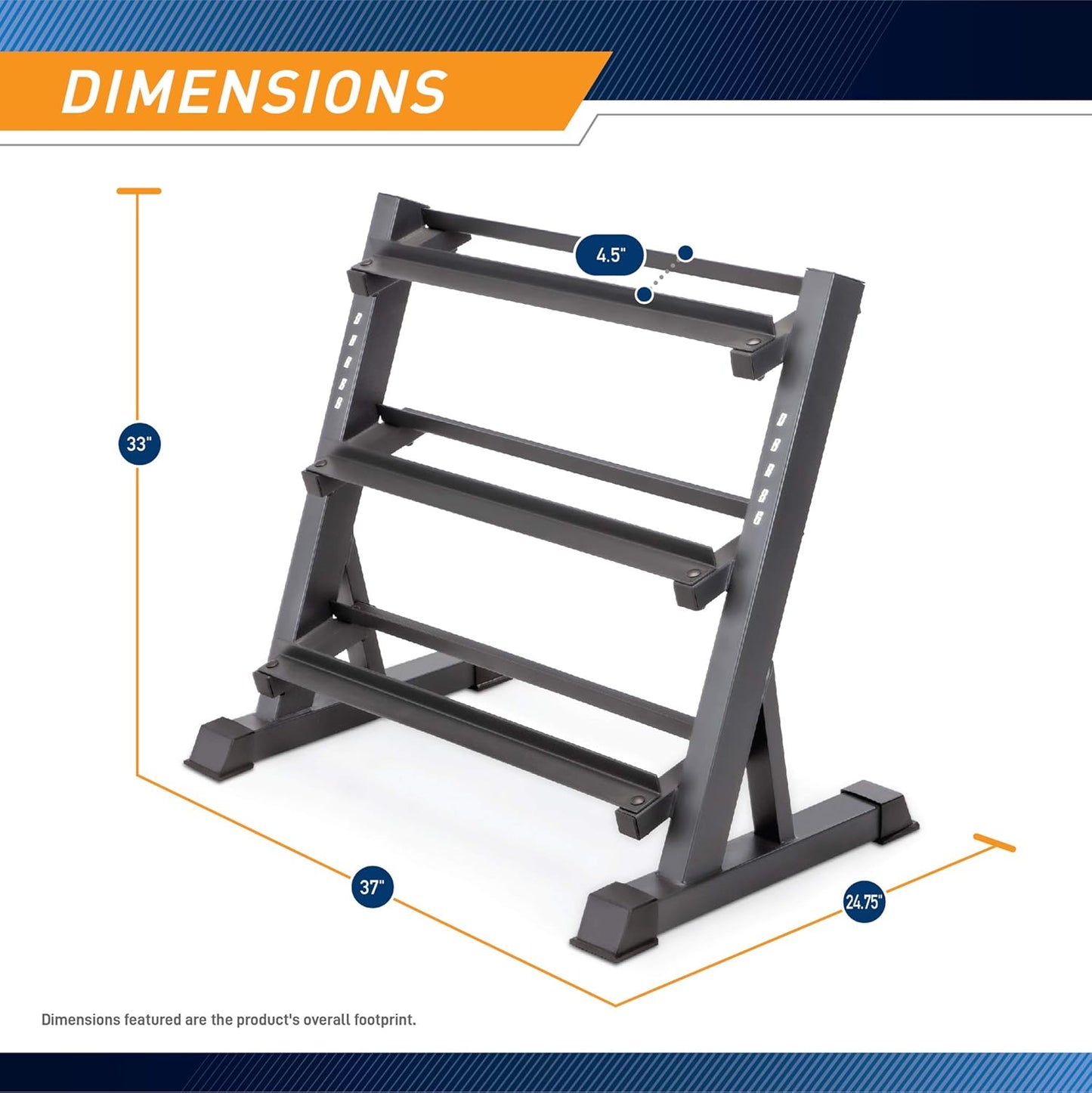 Weight Storage Organizer Racks for Dumbbells, Kettlebells, Weight Plates