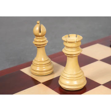 3.8" Imperial Staunton Luxury Chess Set - Chess Pieces Only - Weighted Ebony Wood  (4)