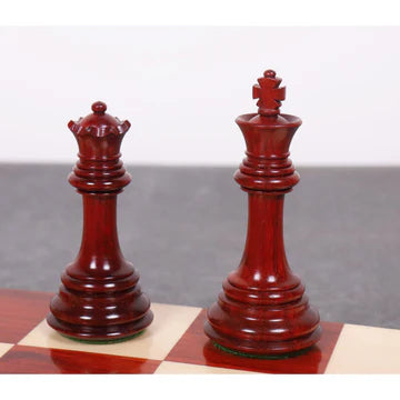 3.9" New Columbian Staunton Chess Set - Chess Pieces Only - Ebony Wood - Triple Weighted