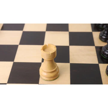 3.3" Tournament Staunton Chess Set - Chess Pieces Only - Golden Rosewood - Compact size