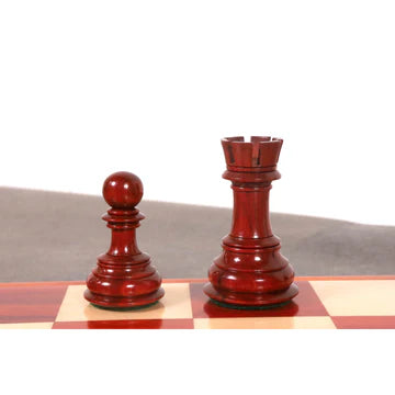 4.6″ Rare Columbian Triple Weighted Luxury Chess Set - Chess Pieces Only -Ebony Wood