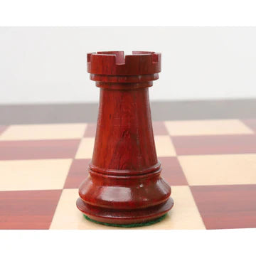 4" Sleek Staunton Luxury Chess Set - Chess Pieces Only - Triple Weighted Bud Rose Wood