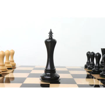 4.6" Avant Garde Luxury Staunton Chess Set - Chess Pieces Only - Bud Rosewood & Boxwood