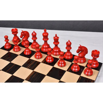 4.1" Stallion Staunton Luxury Chess Set - Chess Pieces Only - Triple Weighted Ebony Wood