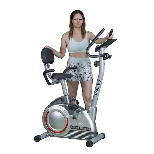 GAMMA FITNESS Upright Bike- UB-510 | Upright Bike for Home & Commercial | Upright exercise bike | Magnetic-Resistance Upright Exercise Bike For Home Use Workout|