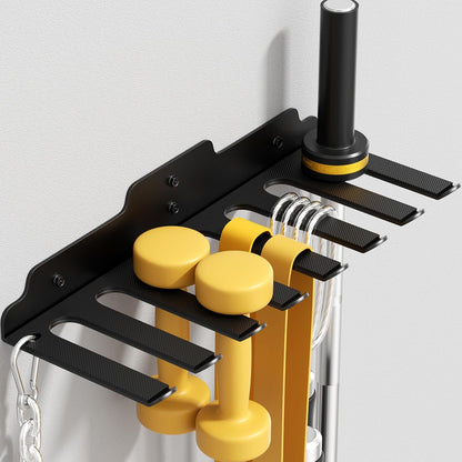 Wall Mount Barbell Holder – Heavy Duty, Space-Saving Bar Storage Rack