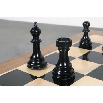 4.6" Prestige Luxury Staunton Chess Set - Chess Pieces Only - Bud Rosewood - Triple Weighted