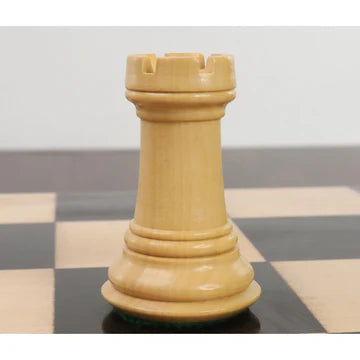 3.9" New Columbian Staunton Chess Set - Chess Pieces Only - Ebony Wood - Triple Weighted