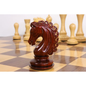 4.6" Avant Garde Luxury Staunton Chess Set - Chess Pieces Only-Ebony Wood- Triple Weight