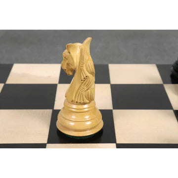 4.6" Rare Columbian Triple Weighted Luxury Chess Set - Chess Pieces Only - Bud Rosewood