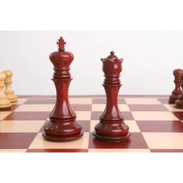 4.4" Goliath Series Luxury Staunton Chess Set - Chess Pieces Only - Bud Rosewood & Boxwood