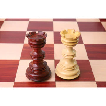 4.5" Gallant Knight Luxury Staunton Chess Set- Chess Pieces Only - Triple Weighted - Ebony Wood