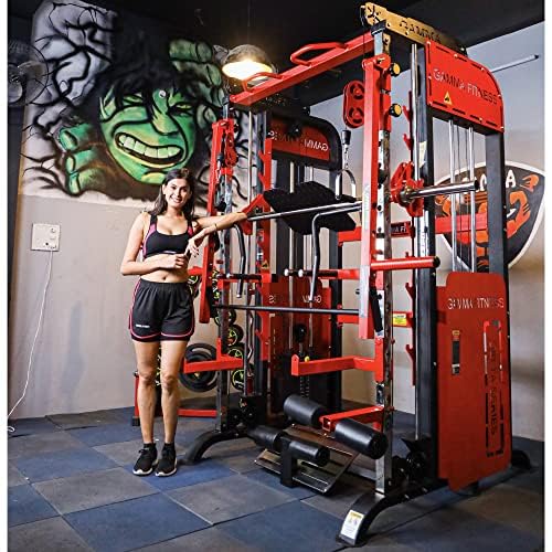 Functional Trainer with Smith Machine FTS-901 With Weight Stack And Adjustable Bench Combo