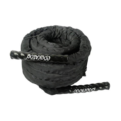 Gamma Fitness Cockatoo Battle Rope - 30 Ft. with Nylon Cloth (9 Mtr.)