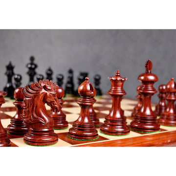 Alexandria Luxury Staunton Chess Set - Chess Pieces Only - Triple Weighted - Ebony Wood