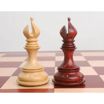 4.4" Goliath Series Luxury Staunton Chess Set - Chess Pieces Only - Bud Rosewood & Boxwood