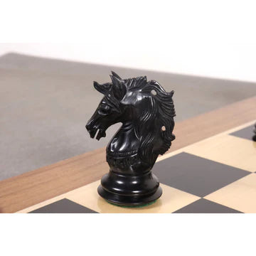 4.6" Prestige Luxury Staunton Chess Set - Chess Pieces Only - Bud Rosewood - Triple Weighted