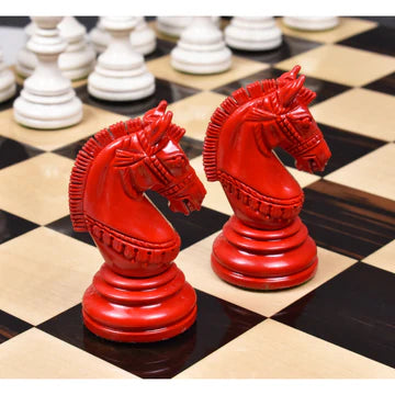 4.1" Stallion Staunton Luxury Chess Set - Chess Pieces Only - Triple Weighted Ebony Wood