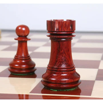 4.6" Spartacus Luxury Staunton Chess Set - Chess Pieces Only- Ebony Wood - Triple Weight