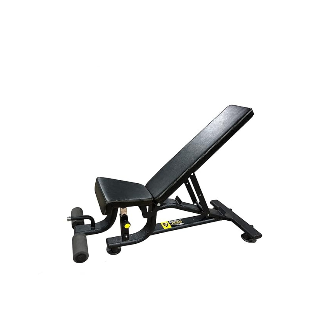 Gamma Fitness Adjustable Incline, Decline and Flat Bench Commercial AB-301 for Heavy Workout