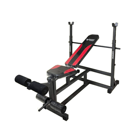 Multi Adjustable Bench for Home Gym Purpose - Incline/Flat/Decline Bench Press with Legs Curl and Extension MB-127