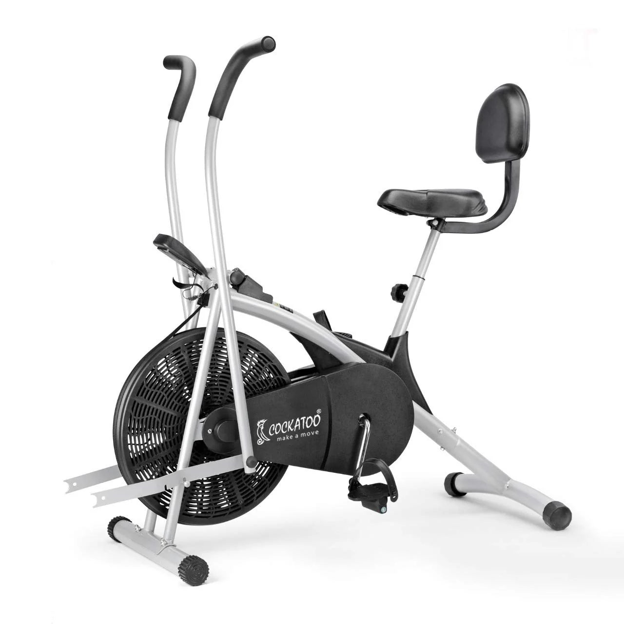 Gamma Fitness Air Bike AB 06 With Back Support