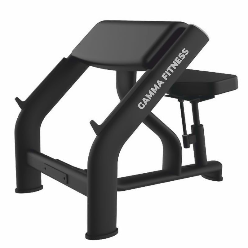 Gamma Fitness Seated Preacher Curl Bench - Fushion Series (Imported)