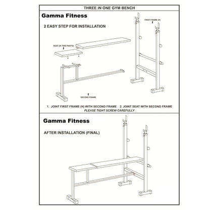 3 In 1 Bench For Home Gym Workout