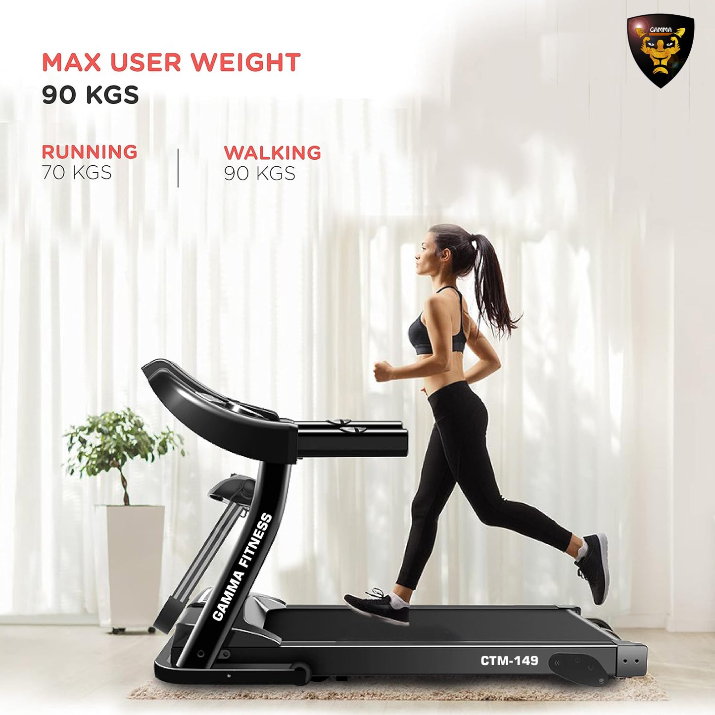 Gamma Fitness Treadmill CTM-149