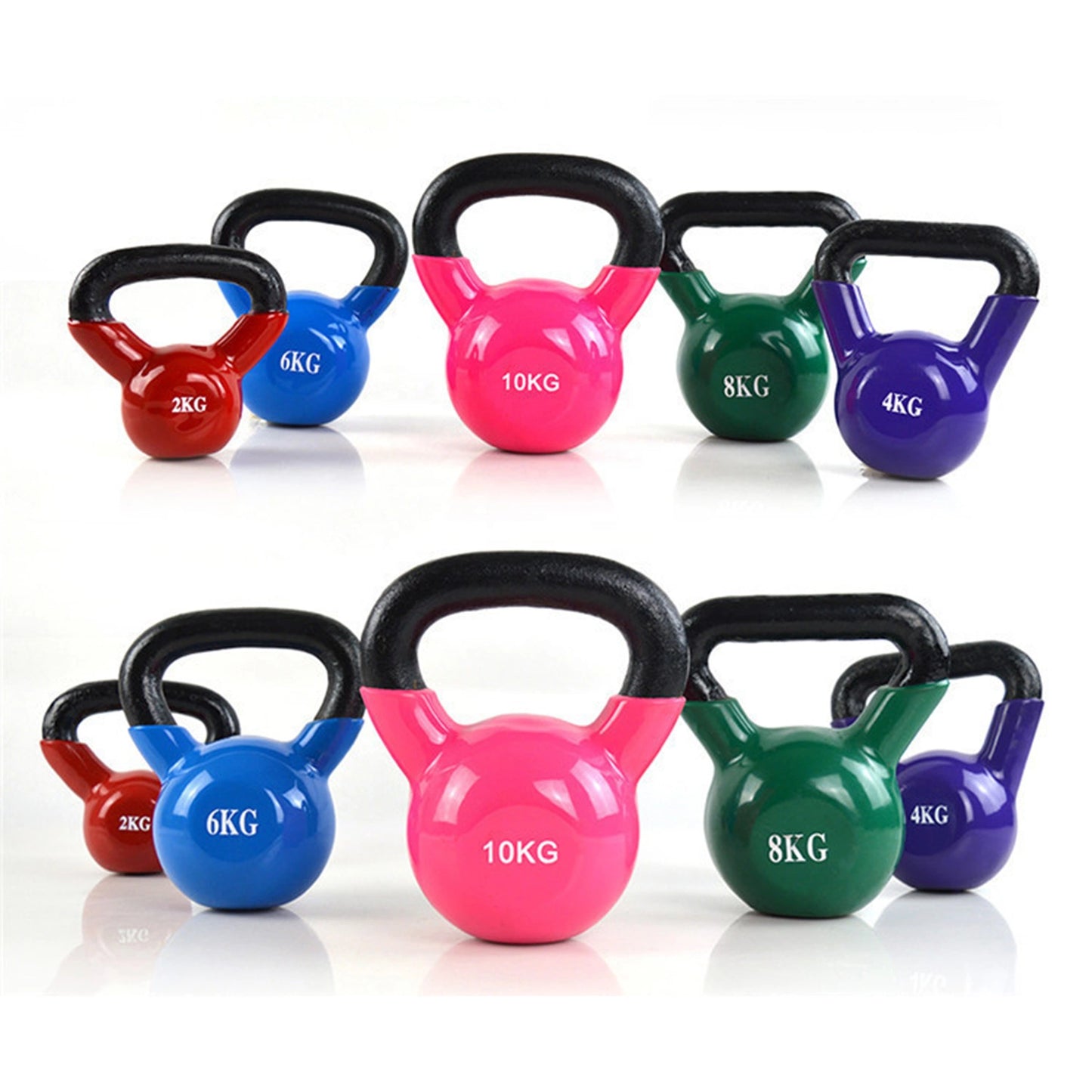 Vinyl Coated Kettlebell (2 Kg - 32 Kg)