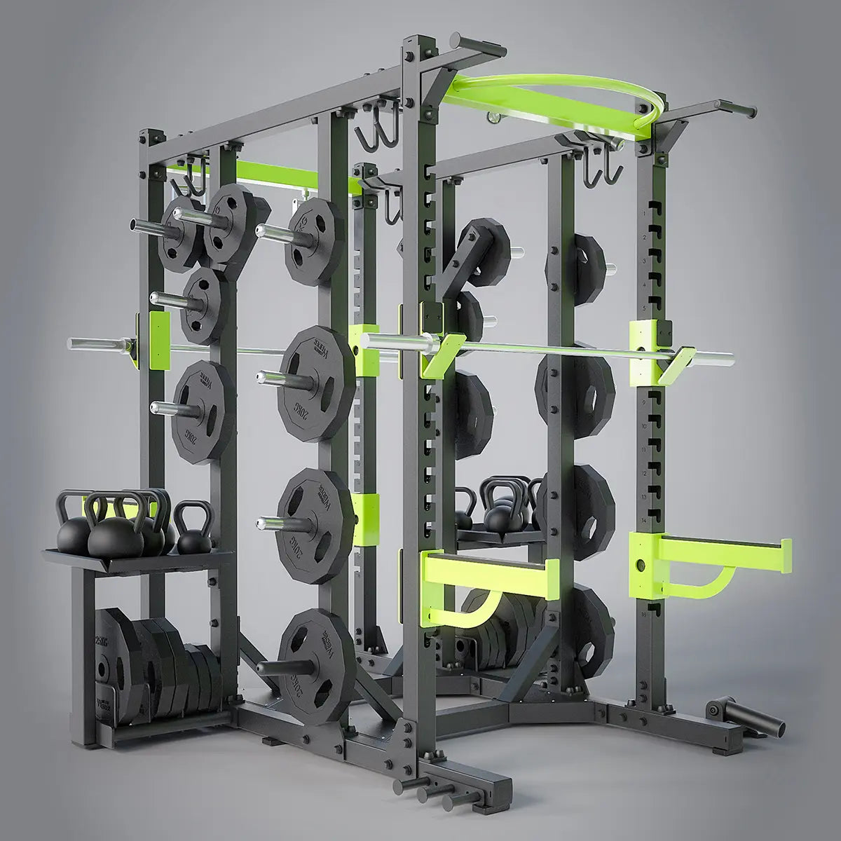 Gamma Fitness Commercial Double Power Rack Combo CPR-110 For Commercial Gym Setup