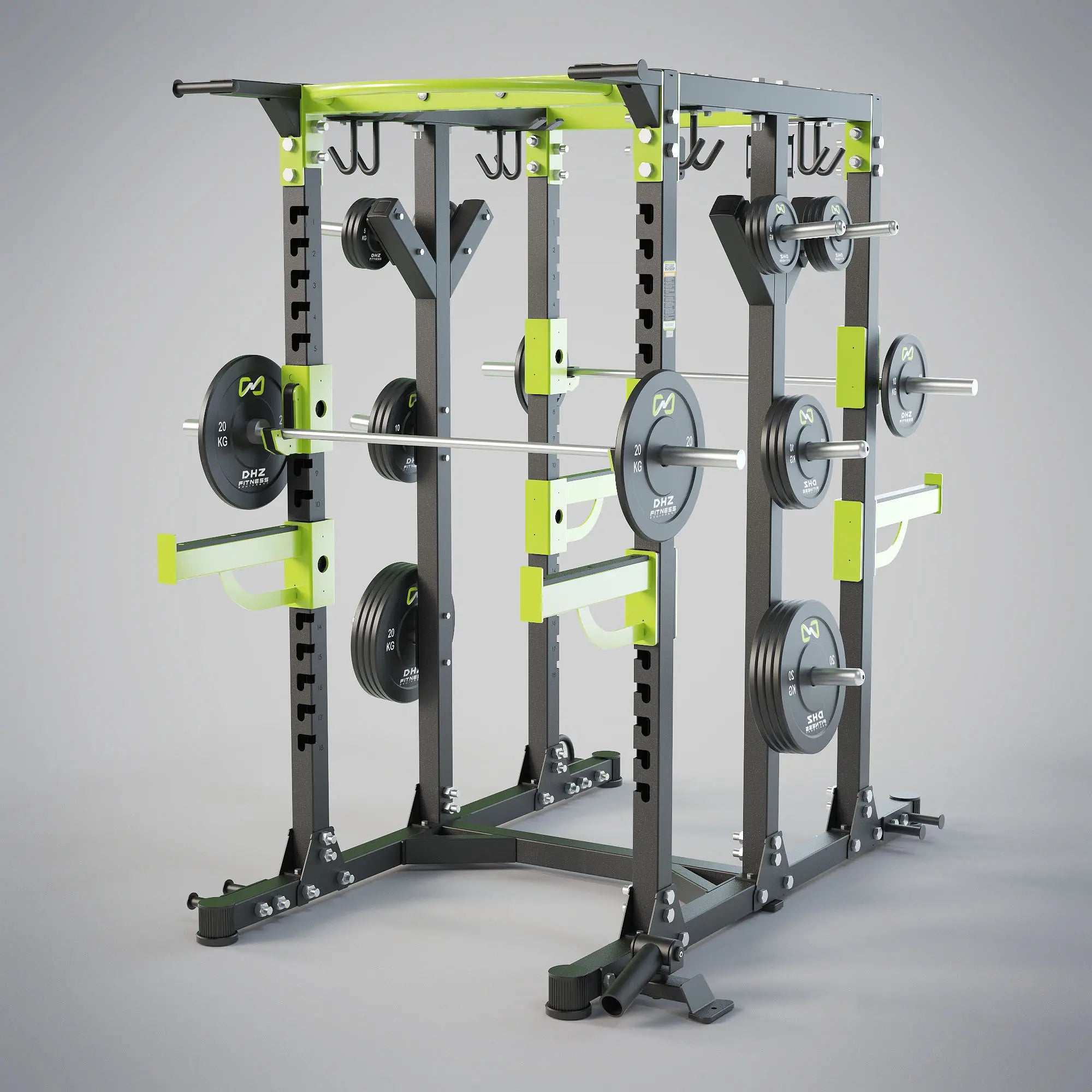 Gamma Fitness Commercial Dual Half Power Rack CPR-50 For Commercial Gy