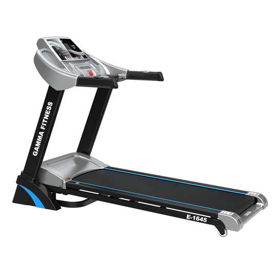 Semi Commercial Treadmill E Series E-1645 2.5 HP - 4.5 HP Peak AC Motor with Auto Incline, Max User Weight 140 Kg, Max Speed 18 Km/Hr