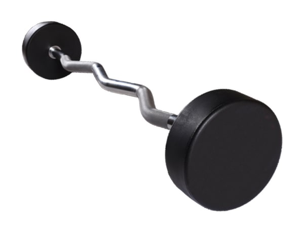 Gamma Fitness Curl Barbell With Fixed Weight