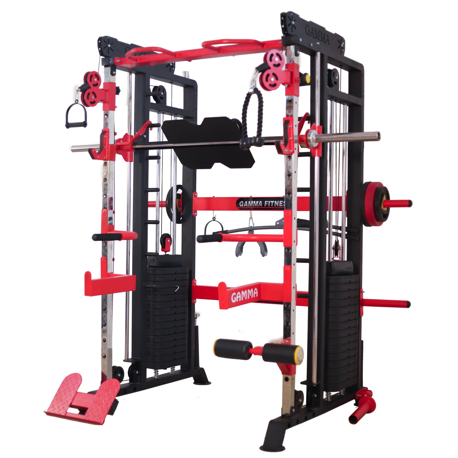 Multi Gym Functional Trainer with Smith Machine FTS-101 Pro for Home G ...