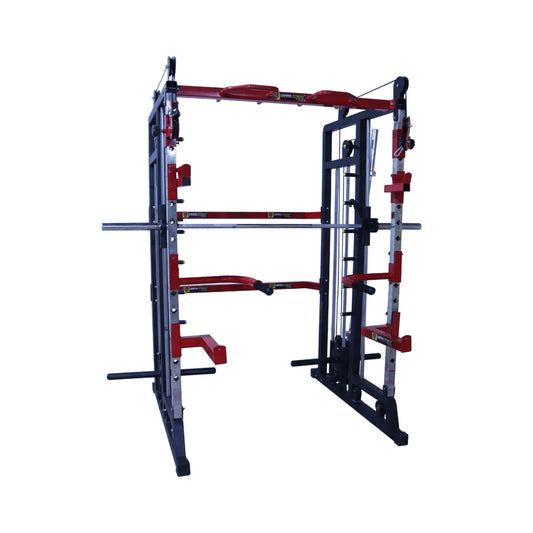 Gamma Fitness Functional Trainer with Smith Machine & Power Squat Rack FTS-786 For Commercial or Home Gym Setup 