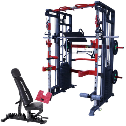 Functional Trainer with Smith Machine FTS-101 Pro With Bench ( Combo )