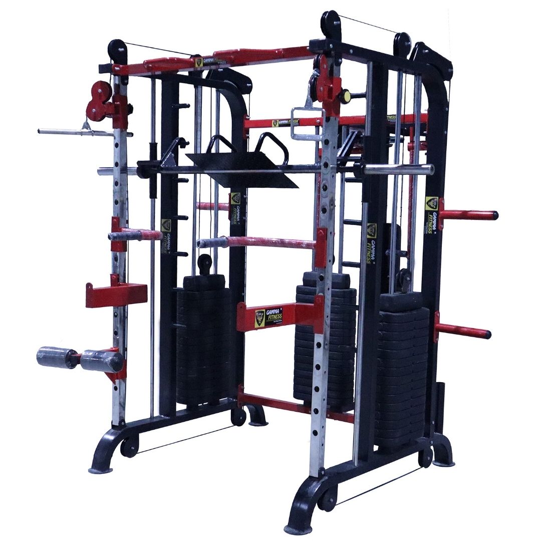 Functional trainer with smith machine and pec fly with rear delt (FTS-108) by Gamma Fitness