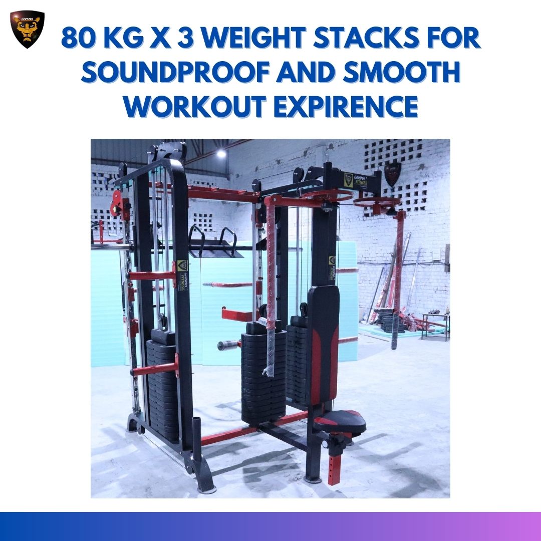 Functional trainer with smith machine and pec fly with rear delt (FTS-108) by Gamma Fitness