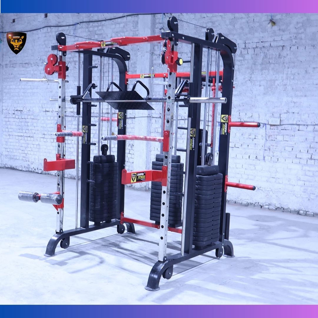 Functional trainer with smith machine and pec fly with rear delt (FTS-108) by Gamma Fitness