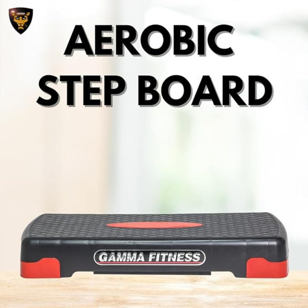 Gamma Fitness Aerobic Step Board | Imported Stepper ASB-011 (Medium : 68 x 28.5cm) | For Home Gym or Commercial Gym