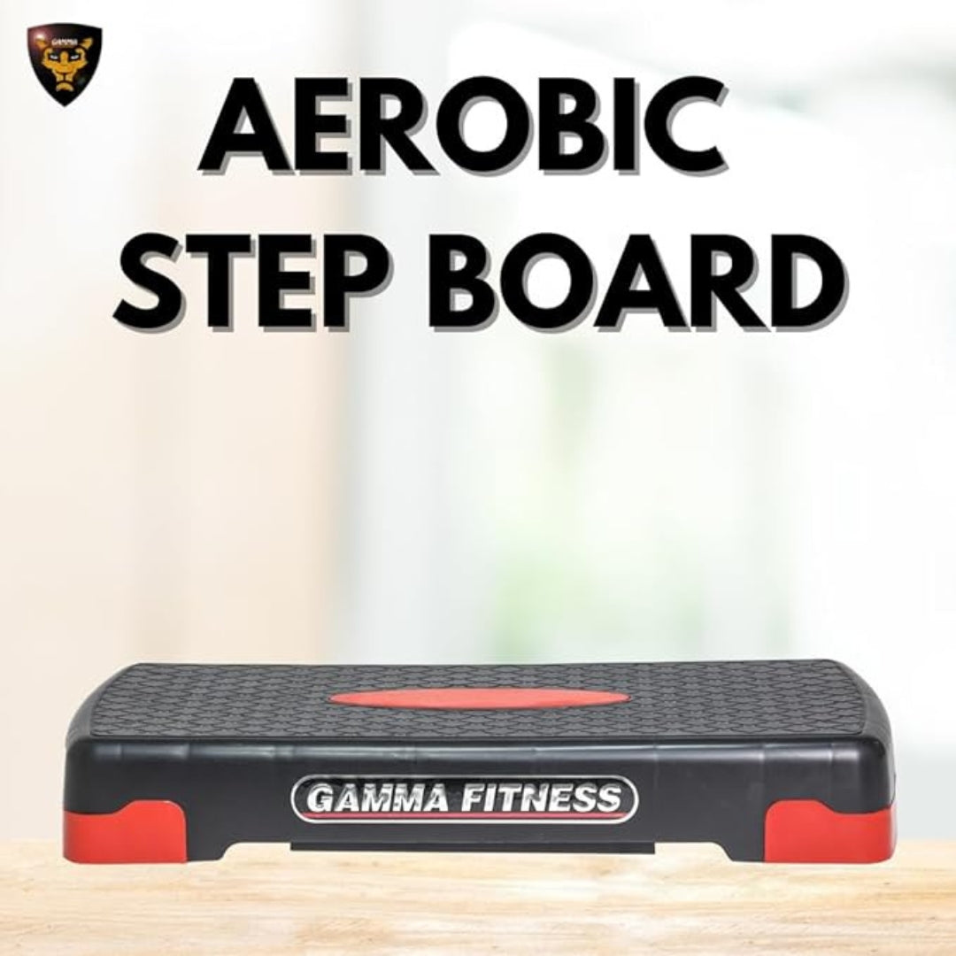 Gamma Fitness Aerobic Step Board | Imported Stepper ASB-011 (Medium : 68 x 28.5cm) | For Home Gym or Commercial Gym