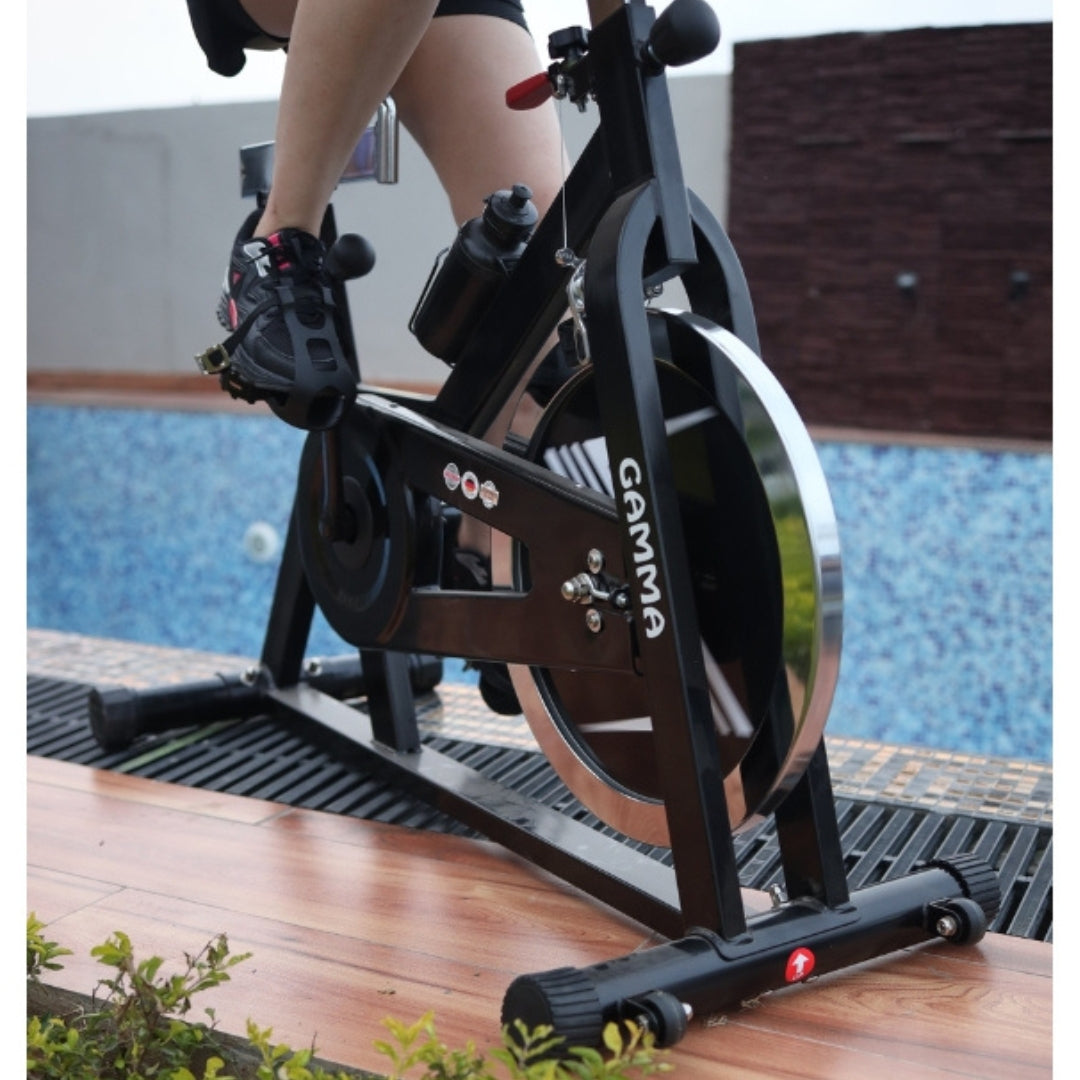 Gamma Fitness Commercial Spin Bike SB-920 | 24 Kg Flywheel | 150 Kg User Weight Capacity For Commercial Gym or Home Gym Workout