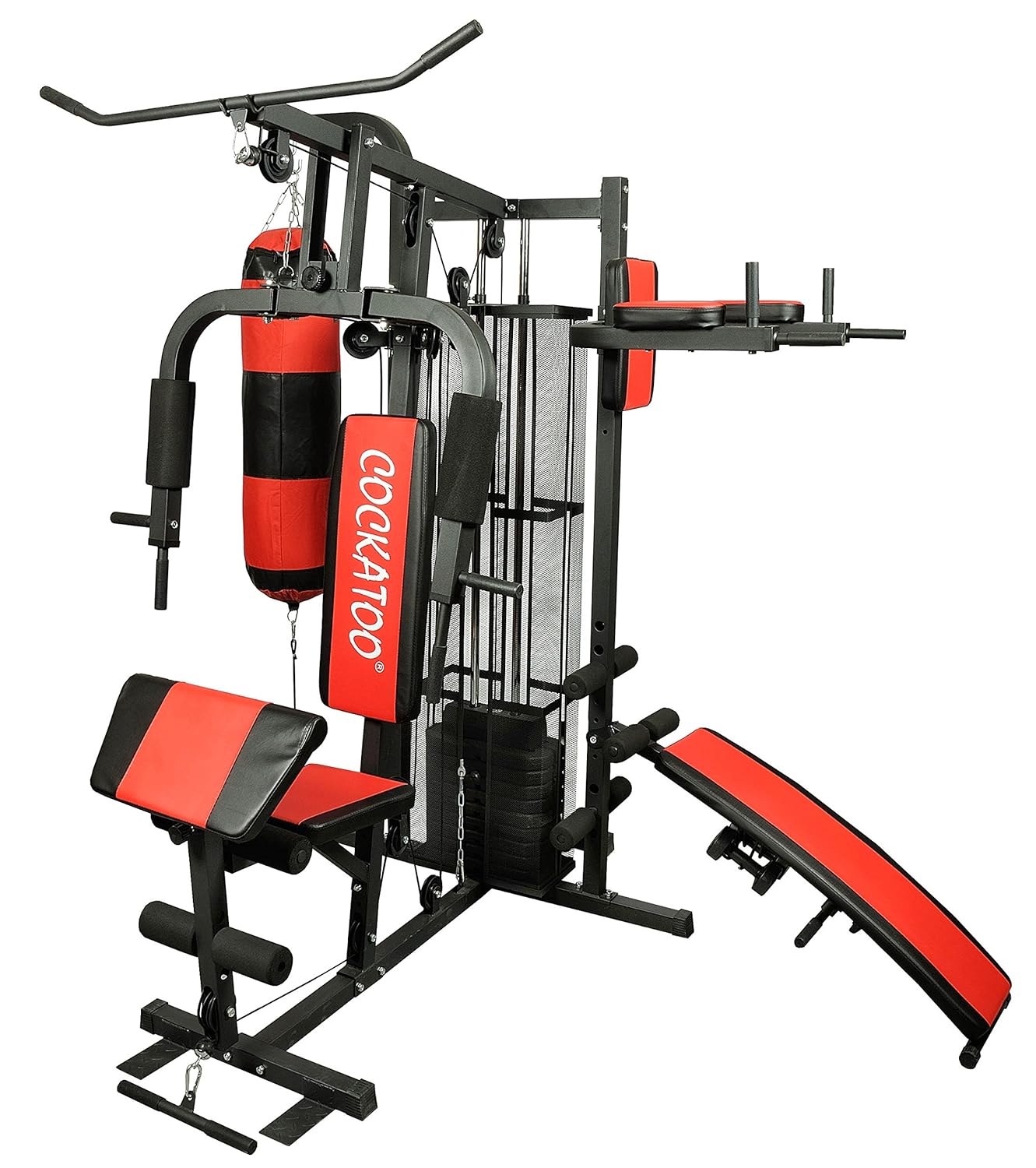 HG-03 Professional Home Gym Station with Steel Frame Full Cover At Back , Home Gym Machine