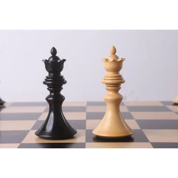 4.3" Aristocrat Series Luxury Staunton Chess Set- Chess Pieces Only - Ebony Wood & Boxwood